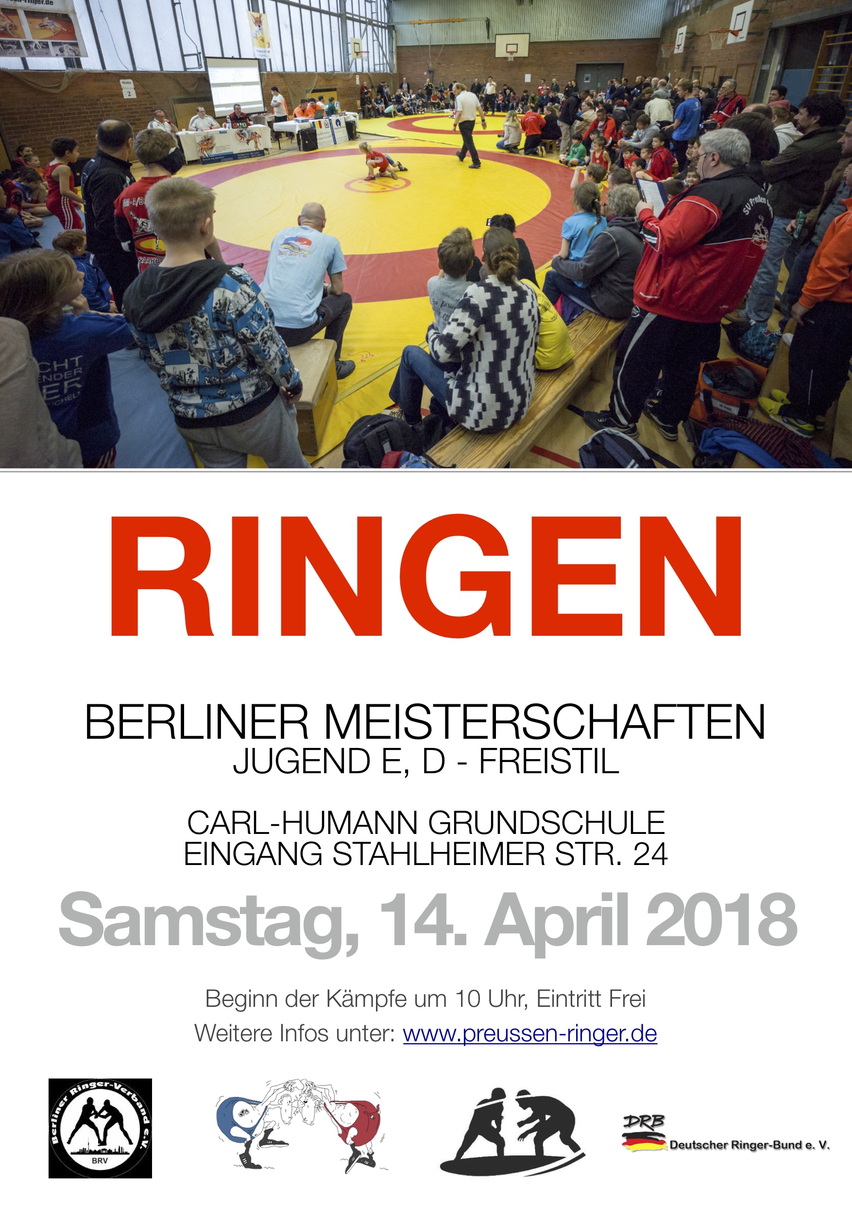Plakat_Berliner Meisterschaften Jugend D und E Ringen 2018